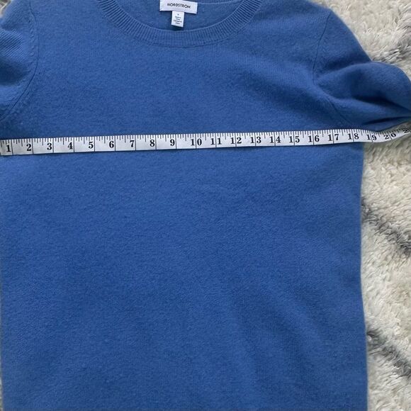 Nordstrom Classic Blue Crew Neck Sweater - Picture 7 of 9